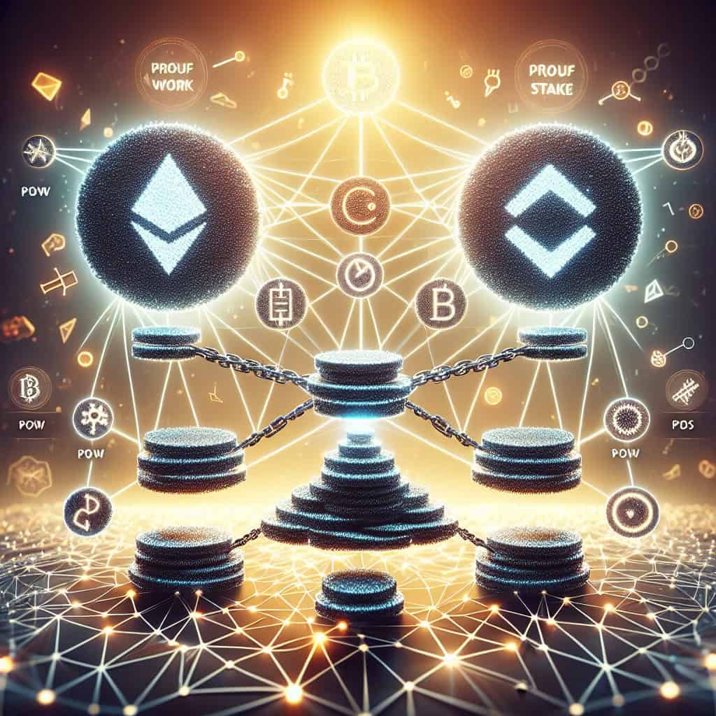 what is the role of consensus algorithms like proof of work pow and proof of stake pos 2 1